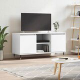 The Living Store TV omarica bela 104x35x50 cm inženirski les - TV Omarica, (21429817) Cene