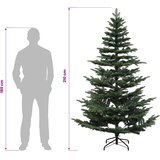  Umjetno božićno drvce s nogom 210 cm PE i PVC Zelena | shoptok.hr