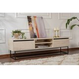 Hanah home TV polica Escape 180 Black Travertine