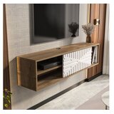 Hanah home Hanah TV komoda Teo, plutajuća, 140x29,5x29,5 cm, orah | Eponuda.ba