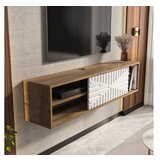 Hanah home tv polica teo floating walnut white | ePonuda.com