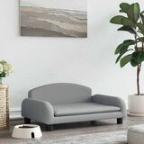 Krevet za pse svjetlosivi 70 x 45 x 30 cm od tkanine | shoptok.hr