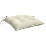  Jastuci za stolice 4 kom krem bijeli 50x50x7 cm tkanina Oxford | shoptok.hr