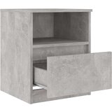  Nočna omarica 2 kosa betonsko siva 40x40x50 cm iverna plošča, (20624118) | Shoptok.si