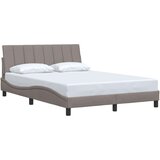  Posteljni okvir brez vzmetnice taupe 120x200 cm blago, (21670789) | Shoptok.si