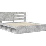  Okvir za krevet Beton 180 x 200 cm Čvrsto borovo drvo | shoptok.hr