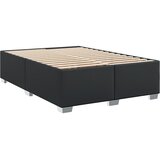  s oprugama i madracem crni 140 x 190 cm od umjetne kože | shoptok.hr