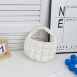 INF Clutch torbica Rahlo oblazinjene ročne torbice White, (21538927) Cene