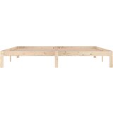  Posteljni okvir iz trdne borovine 200x200 cm, (20601707) | Shoptok.si