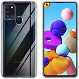 Ultra tanek silikonski ovitek za Samsung Galaxy A21s A217 - prozoren | Shoptok.si
