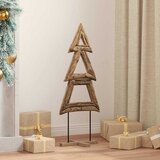  Božićno drvce s stalakom Smeđa 90 cm Masivna tikovina | shoptok.hr
