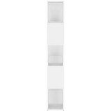 vidaXL Knjižna omara za razdelitev prostora bela 100x24x155 cm | Shoptok.si
