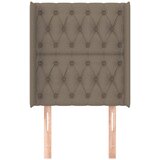  Uzglavlje s ušima smeđesivo 83x16x118/128 cm od tkanine | shoptok.hr