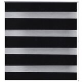 vidaXL Črtasti Zebra Rolo / Senčilo velikost 90 x 150 cm Črna barva, (20767996) | Shoptok.si