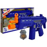 Policijski set Gun Bedge sa zvučnim i svjetlosnim efektima 37 cm | shoptok.hr