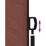  Bočna tenda na uvlačenje smeđa 160 x 1000 cm | shoptok.hr