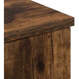 vidaXL Kopalniška omarica s predalom Dimljeni hrast 30 x 35 x 80 cm | Shoptok.si