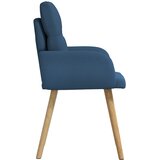  Trpezarijske stolice 2 pcs Tkanina Plava 60 x 56 x 96 cm | Eponuda.com