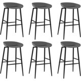  7-dijelni barski set crno-sivi | shoptok.hr