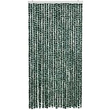 vidaXL Zavesa proti mrčesu zelena in bela 100x230 cm šenilja | Shoptok.si
