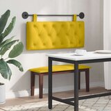  Držeće uzglavlje Zidne Žuta 110 x 55 x 7 cm Baršun - Žuta 100 cm bez LED | shoptok.hr