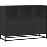 Maison Chic Komoda - Predalnik črna 100x35x76 cm inženirski les, (21715787) Cene
