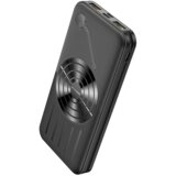BluePower brezžična prenosna baterija BBJ7 10.000 mAh 22,5W z brezžičnim polnjenjem, črn, z 2xType-C in 2x USB-A Cene