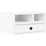 Stojalo za tiskalnik belo 40x32x22,5 cm inženirski les