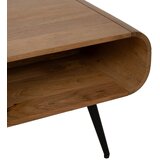 Ixia Klubska mizica iz masivne indijske lipovke v naravni barvi 60x120 cm Mahón – | Shoptok.si