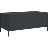  Stolić za kavu crni 101,5x50x43,5 cm od hladno valjanog čelika | shoptok.hr