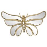 Signes Grimalt Zidni Ukras U Obliku Leptira S Ogledalom Gold | shoptok.hr