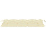  Zložljiva vrtna klop z blazino 118 cm bambus, (20804011) | Shoptok.si