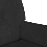  Chesterfield klupa Crna 112 x 65,5 x 75 cm Baršun | shoptok.hr