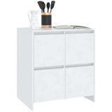 vidaXL komoda 2 kosa bela 70x41x75 cm iverna plošča | Shoptok.si