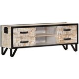 TV ormarić 110 x 30 x 41 cm od masivnog bagremovog drva | shoptok.hr