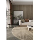 Conceptum Hypnose newyork 3106 okrugli braon tepih 200 cm (860BLN3785) Cene
