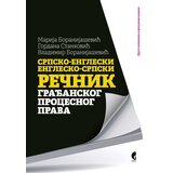 Službeni Glasnik Srpsko - engleski rečnik građanskog procesnog prava Cene