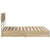  s od storage Sonoma hrast 140 x 190 cm Konstruirano drvo | shoptok.hr