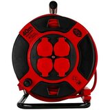 Bubanj s kabelom (4-struko, 40 m, 3.000 W, Crvene boje) | shoptok.hr