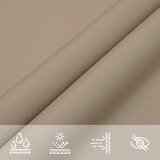  Jedro protiv sunca od tkanine četvrtasto 4,5 x 4,5 m smeđe-sivo | shoptok.hr