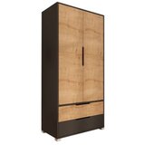 Hanah home ormar flora 90 anthracite safir hrast | ePonuda.com