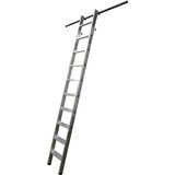 Krause-werk regalna aluminijasta lestev s kavlji Stabilo 10 stopnična 125194 Cene