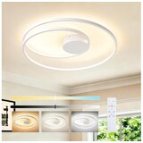  Brilagi - LED prigušiva plafonjera TWISTER LED/75W/230V Ø 70 cm bela + daljinski upravljač | Eponuda.com