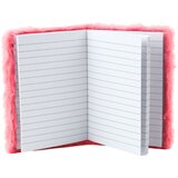  Plush Notebook Lined Unicorn Pink A6 80 Sheets | shoptok.hr