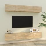  Zidni TV ormarići 4 kom hrasta sonome 100 x 30 x 30 cm drveni | shoptok.hr