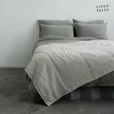 Linen Tales Laneni prošiveni prekrivač u prirodnoj boji 220x230 cm Melange –