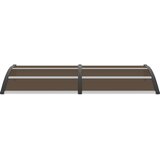 Nadstrešnica za vrata crna 200 x 100 cm PC | shoptok.hr