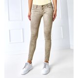 Gemre Beige high-waisted slim pants Eglantine | shoptok.hr