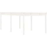  Vrtni stol bijeli 203,5x100x76 cm od masivne borovine | shoptok.hr