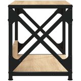  Stalak za pisač 2 razine boja hrasta 44 x 26 x 31 5 cm drveni | shoptok.hr